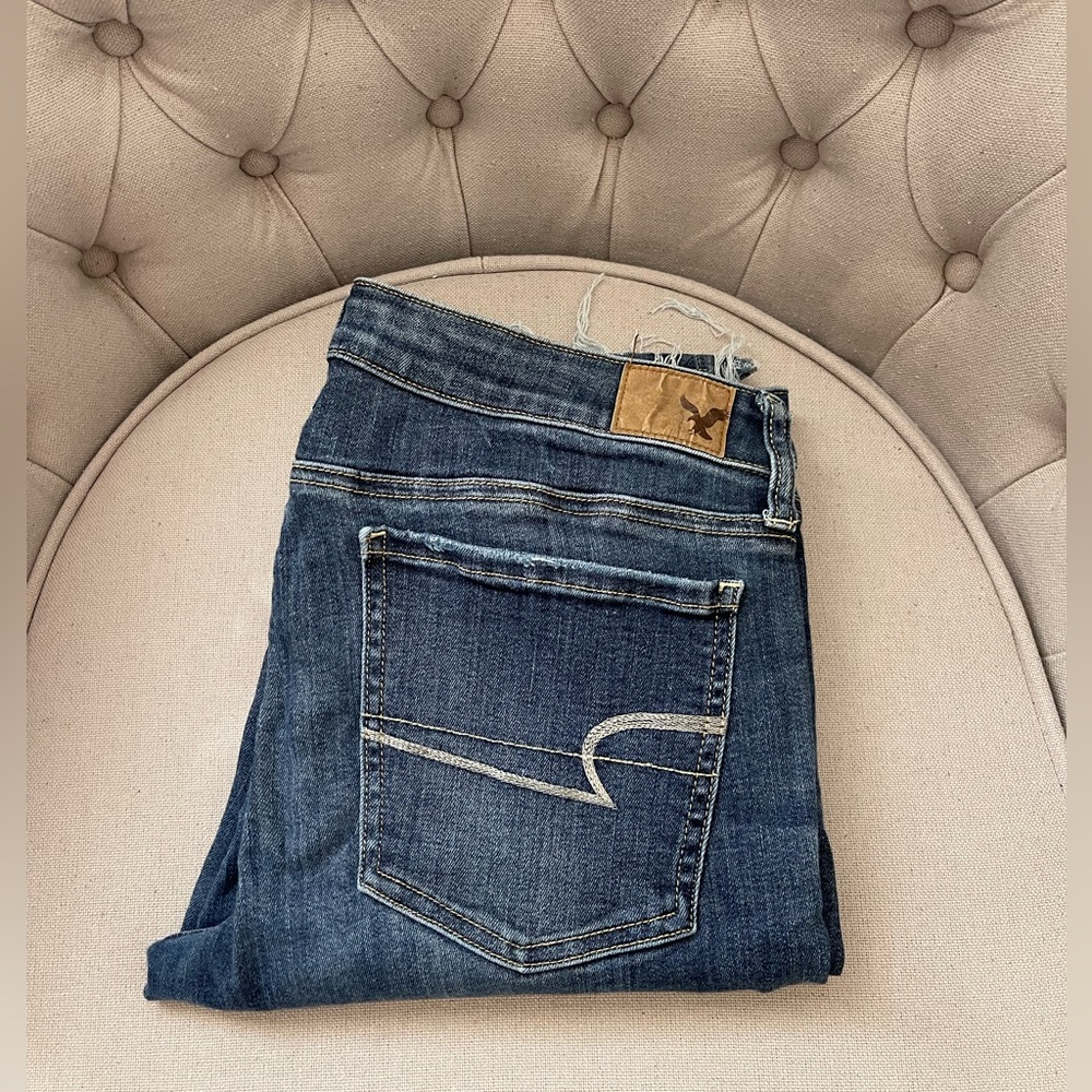 American eagle super low rise Jegging size 14.